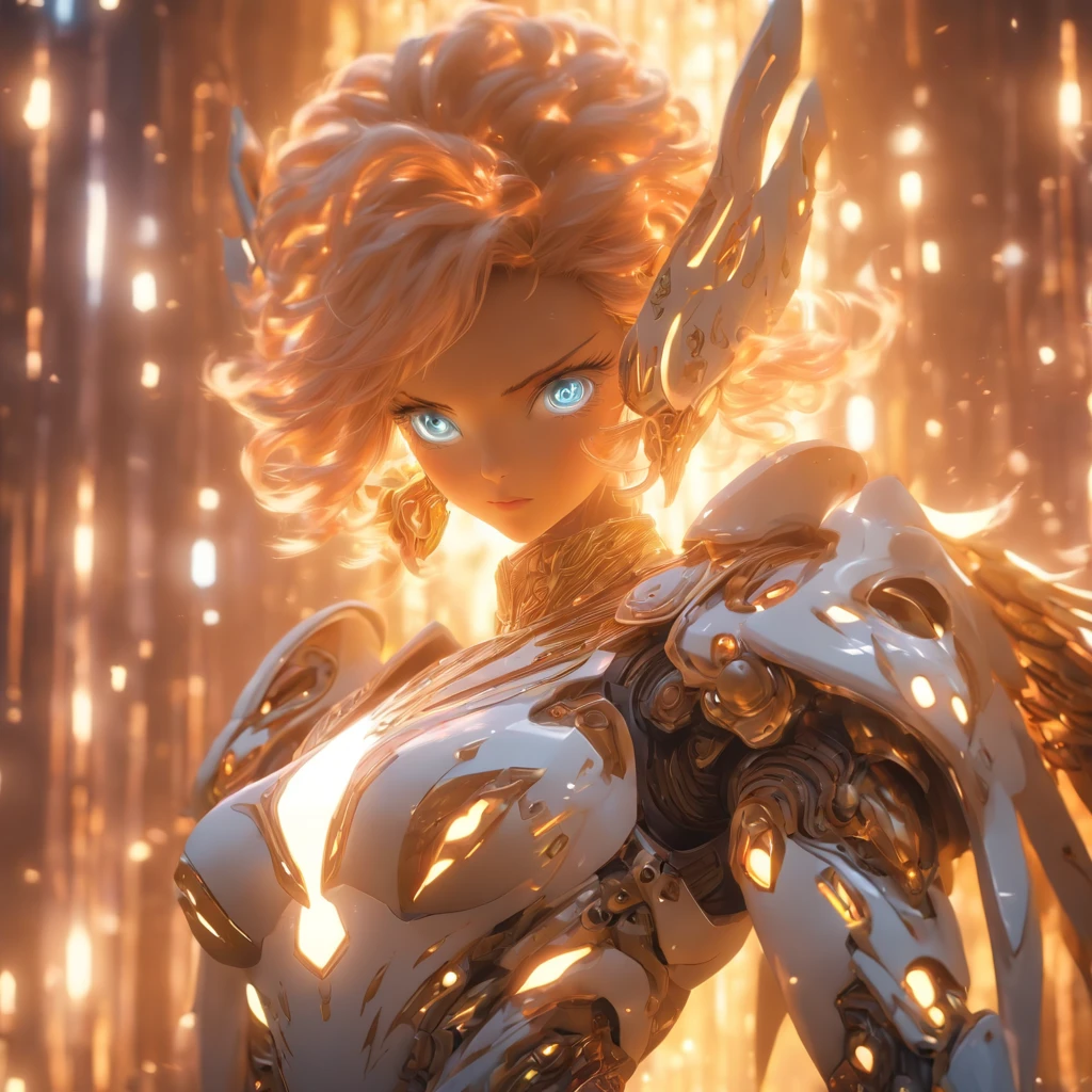 (Cowboy shot:1.2),(Wide Angle Shot), (Long Shot:1.3), (Intricate details:1.4), (Masterpiece) , ((Anime Robot, Beautiful Golem, ((White Skin)), Angel, 1girl, Magic)), (Perfect Aesthetic Eyes:1.3) , (Detailed Eyes) , (Halo:1.2) , (Elden ring:1.3), (Mechanical Wings), (Wings:1.3), Glowing, Twintails Hair, Multicolored Hair, (Perfect Hands:1.1), (Anatomically Correct Body:1.4), (Perfect Face), Majestic Guardian Knight | Ultra Detailed Robotic Armor | Cinematic Lighting | Intricate filigree metal design | 16k | Unreal Engine 5 | Octane Render | 3d, (anatomically correct :1.4), (In the Holographics Hyperspace Metaverse 50mm, Ultra Detailed, Fantasy Background, Blush, Solo), (Fighting Stance:1.3), (Magic circle:1.3), Lightning Effect, (Ray Tracing), Show Your Ability A.I., (Glowing Eyes) , (Particles Glowing) , 16k Wallpaper, Robot Female, naked ,big boobs ,