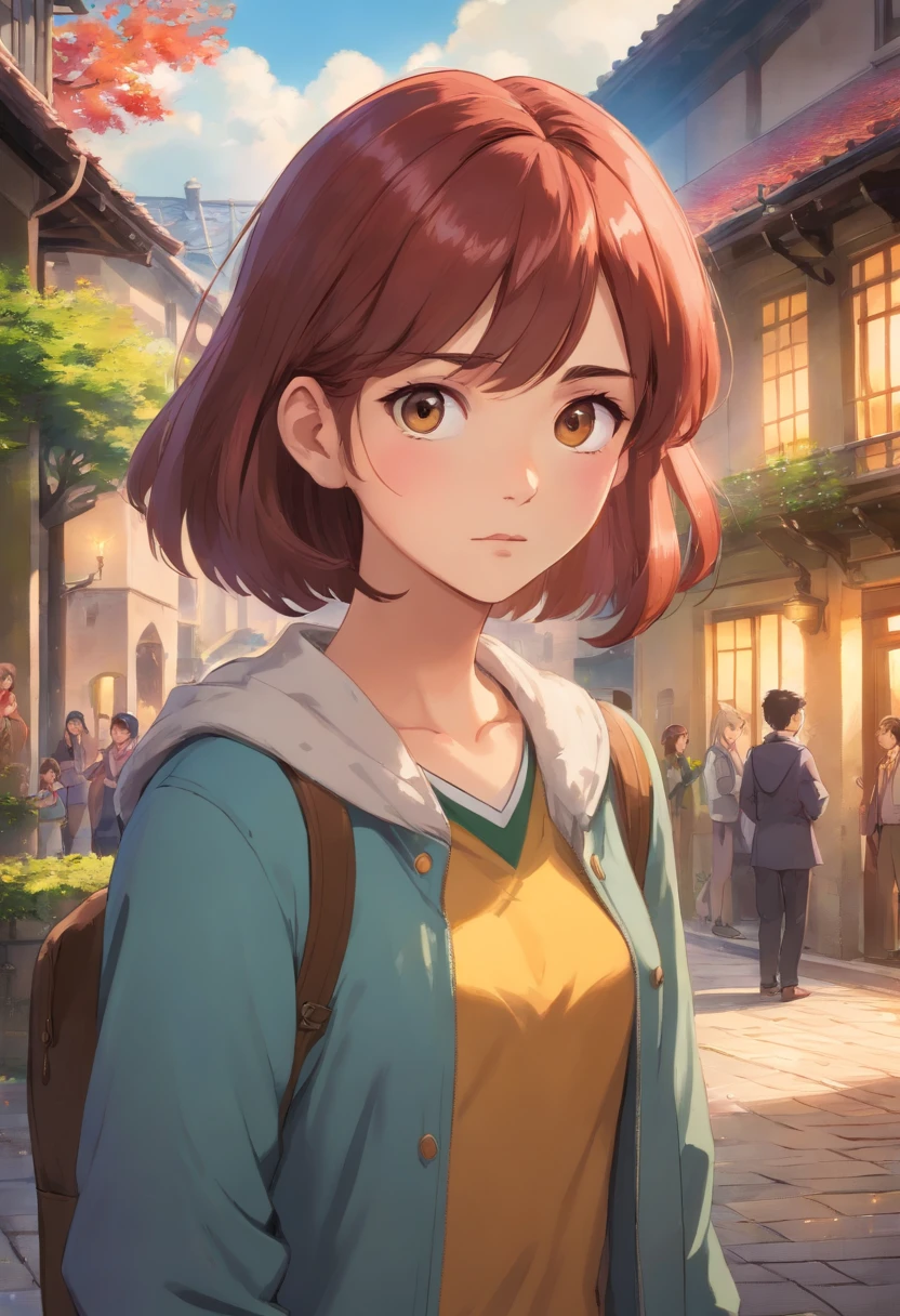 (best quality,ultra-detailed,highres,masterpiece:1.2),vivid colors, HDR,professional,portraits,landscape,studio lighting,extremely detailed eyes and face,sharp focus,ultra-fine painting,realistic,bokeh,physically-based rendering,students,interaction,dramatic,emotional,motion,conflict,friends,enemies,school courtyard,lunch time
Detailed description:
The scene is set in the school courtyard during lunchtime. The vibrant colors and high-resolution details bring the artwork to life, giving it a realistic and visually striking quality. The portrait style captures the emotions of the characters, showcasing their facial expressions and the intensity of their interactions.
In the center of the composition, Sarah, the protagonist, stands tall with a determined look in her eyes. Her facial features are exquisitely detailed, capturing every nuance and expression. Additionally, the eyes of the characters are extremely detailed, drawing the viewer's attention and highlighting the emotional depth of the scene.
Surrounding Sarah, we see Mark, Jenny, and Alex, a group of bullies. Their menacing presence is portrayed through their body language and facial expressions, emphasizing the conflict between them and Sarah. The composition captures the motion of the characters, visually depicting the climax of the scene.
The school courtyard provides the backdrop for the artwork, with its vibrant and bustling atmosphere. The lighting is carefully crafted to enhance the dramatic nature of the scene, with studio lighting techniques ensuring that every detail is illuminated. The bokeh effect adds depth to the composition, focusing the viewer's attention on the characters and their emotions.
Overall, this prompt showcases a powerful moment in the narrative, conveying the emotions and tensions between the characters. The combination of realistic rendering, vibrant colors, and carefully crafted details make this artwork a masterpiece that captures the essence of the story.
