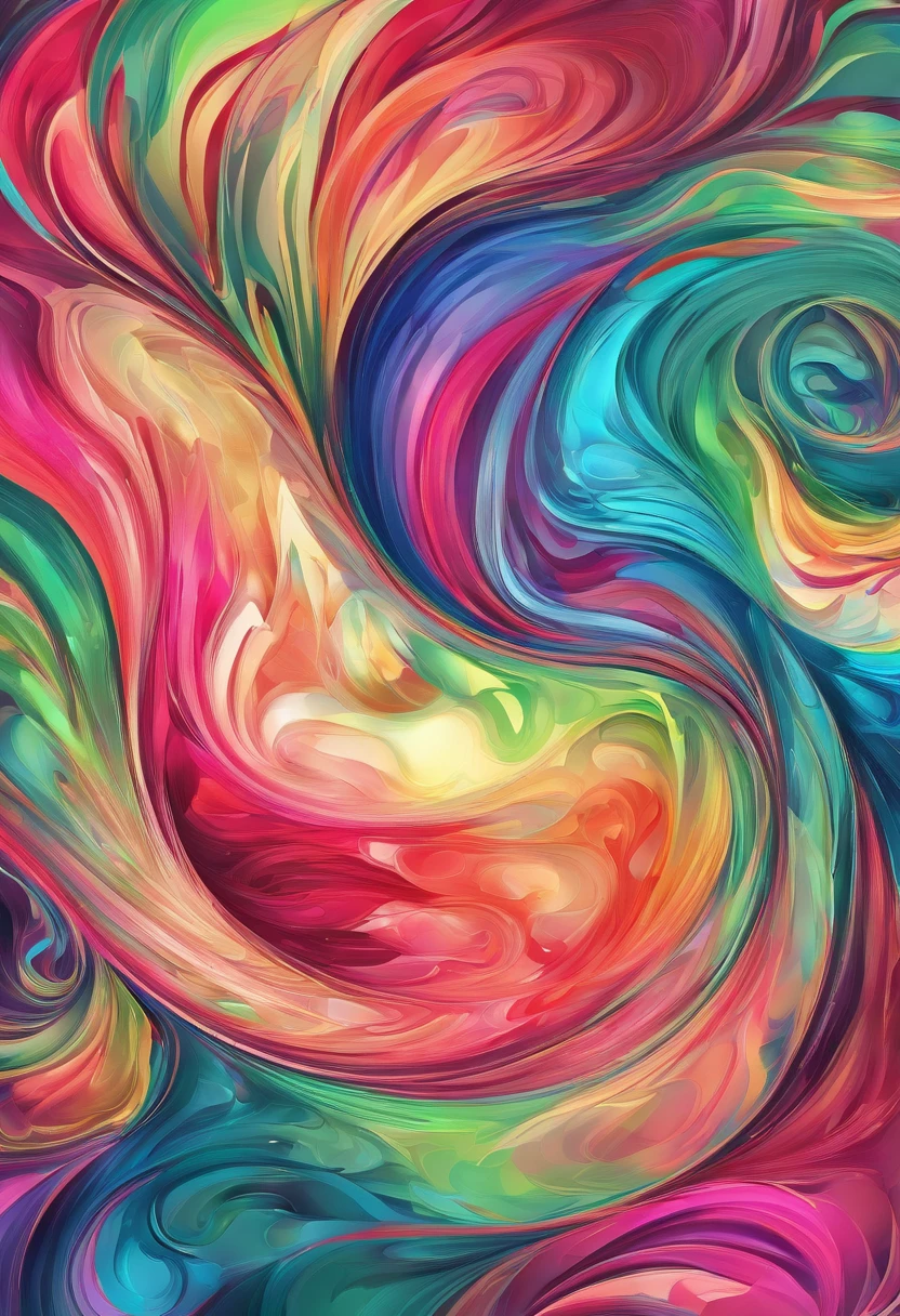 3d watercolor abstract,dark background,high resolution,high quality,colorful,green,red,blue, swirling, rose like shape, infinite, pastel, bubblegum pink, centered, swirls in middle, less random