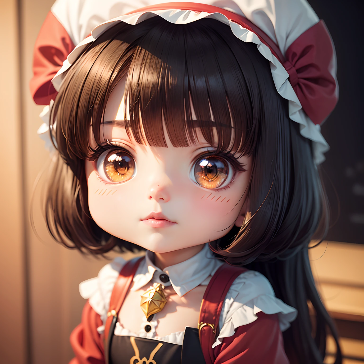obra prima、qualidade superior、ultra-detalhada、(Chibi Chara 1)、anime、cutie mel、Mel de kisaragi、Lutando