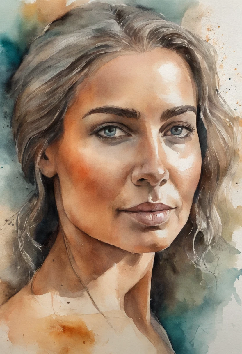 Mulher jovem morena de cabelos enrolados, vestida como Daenerys Targaryen, Beautiful, atraente, paquera, (((visible whole body))), Olhando para o Viewer, retrato, fotografia, pele detalhada, Realistic, fotorrealista, 8k, altamente detalhado, quadro de corpo inteiro, Arte nas cores teal e laranja, RAW de alto detalhe, penetrante, soft and diffuse lighting, profundidade de campo rasa, foco nítido, Hiper-realismo, Cinematic lighting