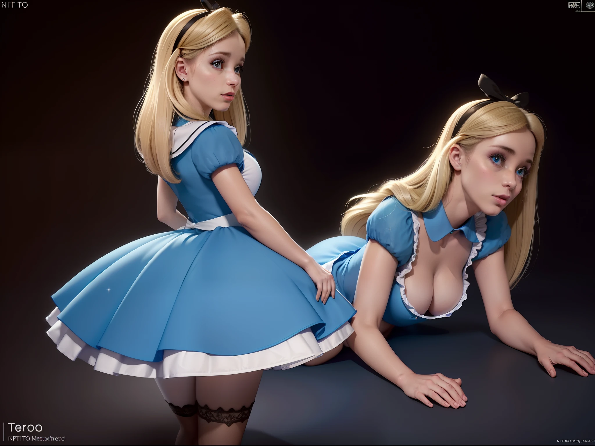 (((alicia)))8k,((alice in wonderland ))(((Amazing tits)))caliente, hermosa,((Hornie)),(((viste su vestido blanco )))((tiene ropas ajustadas)))8k, hiperrealista todo como un motor irreal trazado de rayos render ((estilo humano hiperealista)),(((Empty dark background))). hiperrealista todo como un motor irreal trazado de rayos render estilo humano realista ,(((Empty dark background)))., Suavemente iluminado, Intimo exquisito detalle, foco nítido, intrincadamente detallado, rewarded photography, small-catchlight, bajo contraste, alta nitidez, facial-symmetry, profundidad de campo, cinematic background, Renderizado del motor irreal, Imagen central, dream-like, Suavemente iluminado, intimo, imagen de cuerpo completo ,cuerpo completo,((tetona)),((piernas torneadas)) perfect ass ecchi, hdri