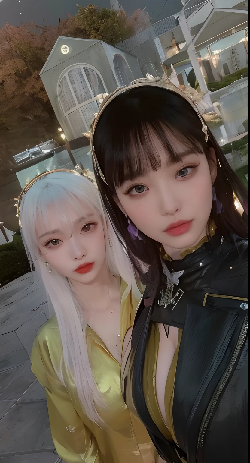 ((Best Quality, 8K, Masterpiece: 1.3)), Sharp: 1.2, Perfect Body Beauty: 1.4, Slim Abs: 1.2, ((Layered Hairstyle, Big Breasts: 1.2)), (Wet White Button Long Shirt: 1.1), (Rain, Street: 1.2), Wet: 1.5, Highly detailed face and skin texture, detailed eyes, double eyelids, side face looking at the camera