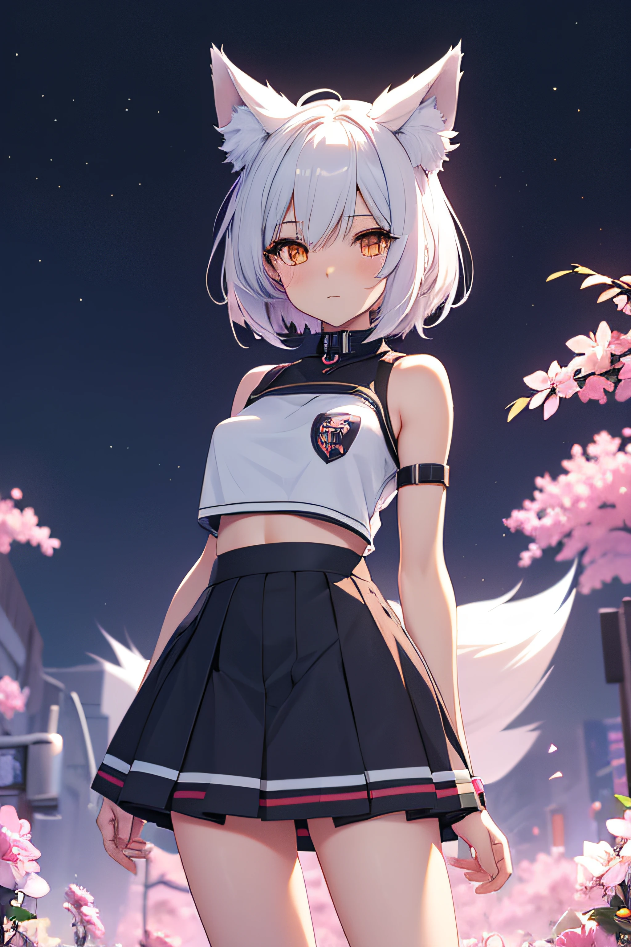 Anime characters of women in short skirts and short tops, female furry mini cute style, full bodyesbian:: Sunny weather::, !!Full body portrait!!, full body commission for, Holo is a wolf girl, holo if a wolf girl, anime vtuber full body model, highly detailed whole body, full bodyesbian!, full body detailed