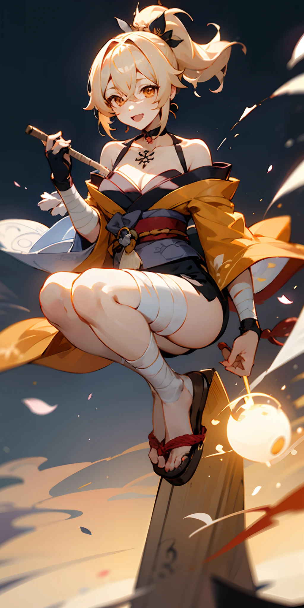 (masterpiece, best quality, high resolution, unity 8k wallpaper, extremely detailed CG:1.2), (illustration:1.0), beautiful detailed eyes, extremely detailed face, perfect lighting, cowboy shot, 1girl, taokakams, hood, animal hood, cat hood , hoodie, red eyes, grin, claws, breast, curvy, female,fantasy goddess,there is a cartoon picture of a woman with a very large breast, glowing angelic being, glowing holy aura, inspired by Luma Rouge, the non-binary deity of spring, ethereal rainbow nimbus, the butterfly goddess of fire, inspired by Marie Angel, glowing aura around her, astral fairy, as the goddess of the sun, “uwu the prismatic person, big breast, happy, beautiful eyes, , full body, walking, long robe, long dre, catgirlss, nun, priestess ,holy, smile, brown hair
