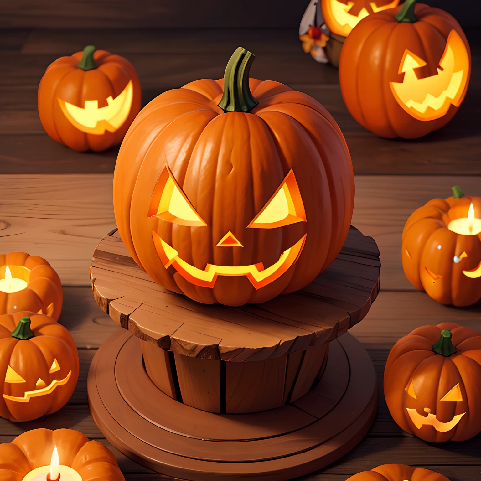 Jack-o'-lantern, masterpiece, super detail, best quality
