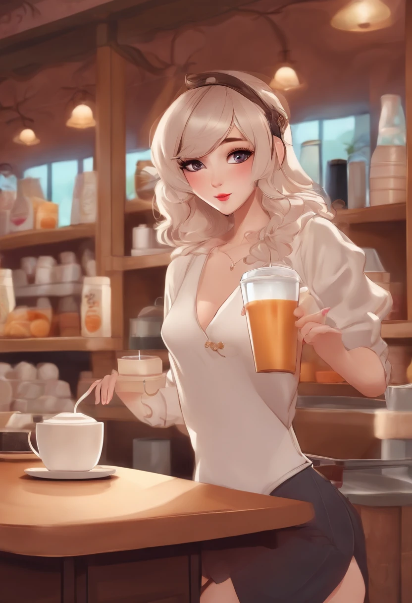 Cartoon legal milk tea avatar