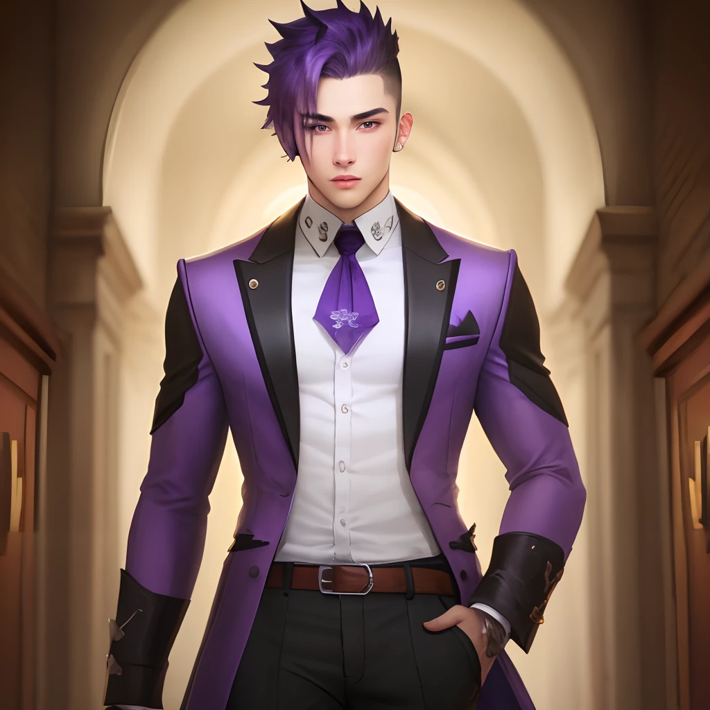 Purple male