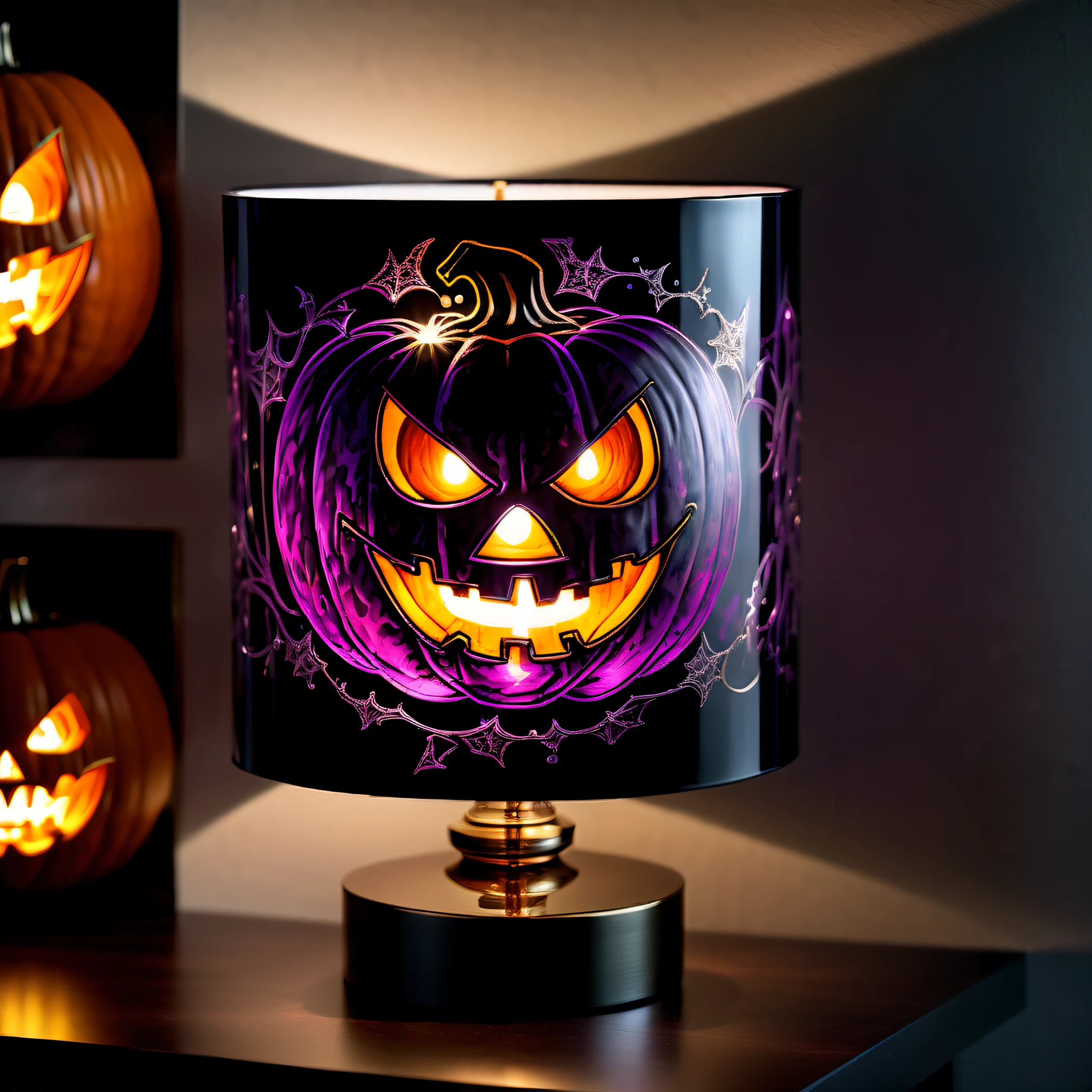 (((hand held a crystal glass jack o lantern lamp:1.3))), androgynous, majestic magenta and beauty glow, floating a the sky, witch core house background intricate details, radiant hues and contrasting shadows, (stunning crayon illustration:1.1), ambient lighting, earthy skin tones and highlights, eerie glow, veil of darkness, exquisite attention to detail, remarkably lifelike painting, intricate patterns etched onto, (((luxury make it an absolute visual masterpiece:1.3))). (((radiosity rendered in stunning 32k resolution:1.3))), highest quality, highly quality, ((crisp clarity that is unmatched:1.2)),