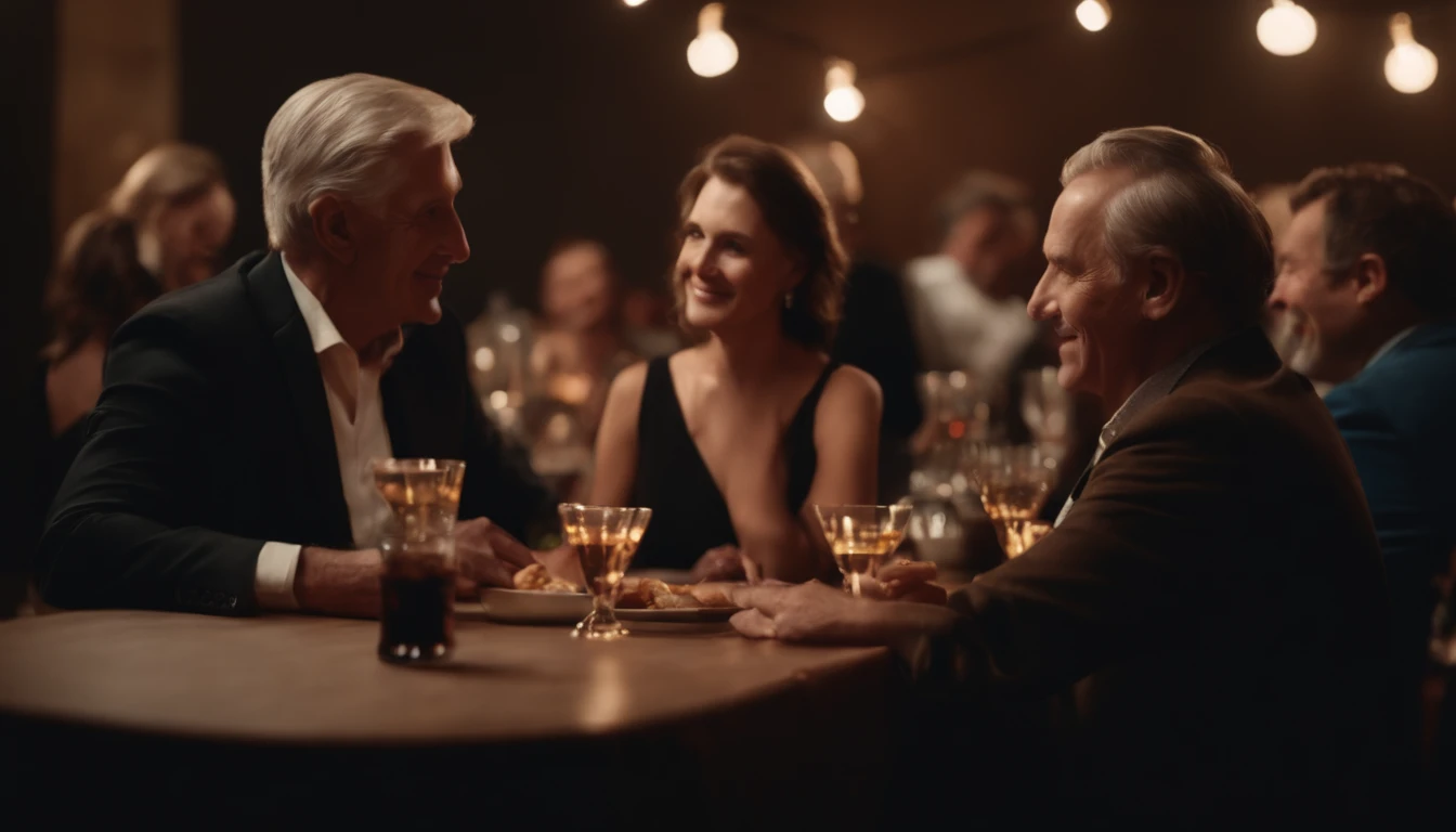 Meet old friends at a reunion party