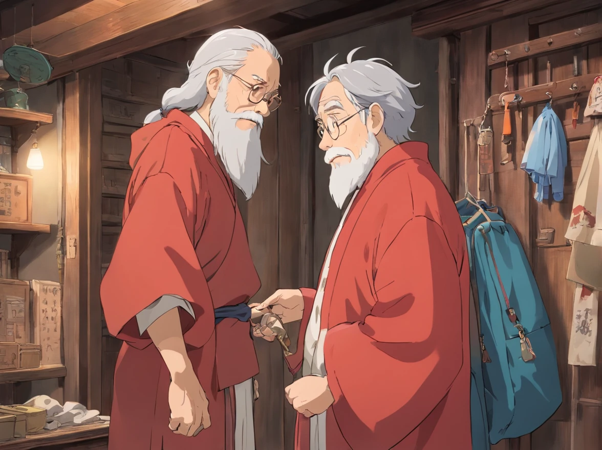 (best quality),  detailed background, oriental nobless man,boy with oldman, nsfw boy