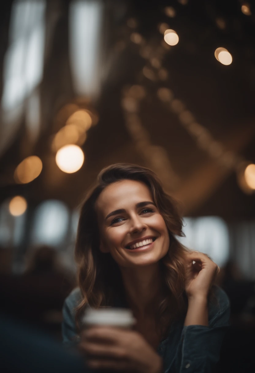 With a smile