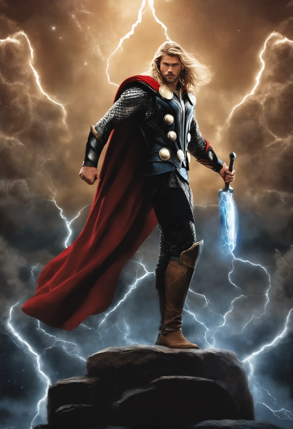 Write me a story about a boy that goes to college and has the powers of thor