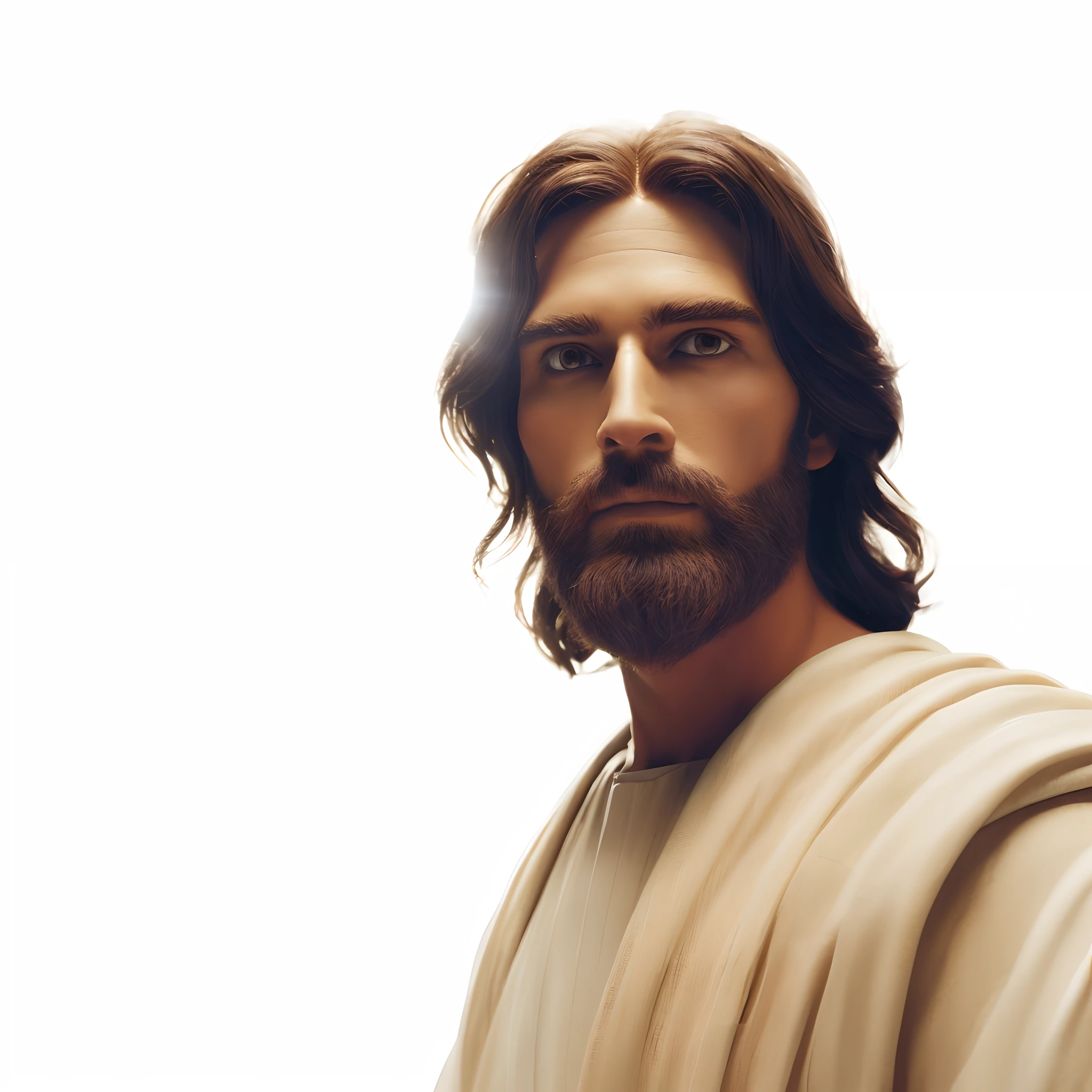 A closeup of a statue of Jesus with a beard, Tron legado Jesus Cristo, Tron legado Jesus, Jesus, Retrato de Jesus Cristo, Jesus Cristo, rosto de Jesus, jesus of nazareth, Greg Olsen, Jesus Cristo em Mass Effect, Vestido como Jesus Cristo, Nicodemos, retrato vfx altamente detalhado de, Jesus Negro, retrato da obra-prima religiosa, Deus olhando para mim