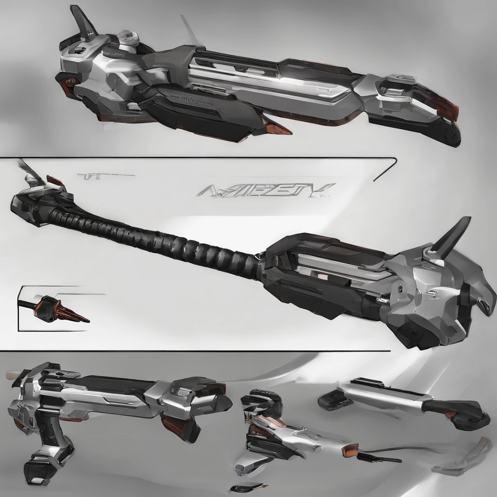 A "Marteloca Flamejante" It is a unique and improvised melee weapon, Designed to be versatile and lethal in combat. Its appearance is futuristic and scary, Suitable for a sci-fi setting.
Extendable Pole: The base of the gun consists of a telescopic stick made of sturdy and lightweight material, providing impressive reach and the ability to adjust to the user's desired length.
Massive Hammerhead: At the end of the stick, a "Marteloca Flamejante" Features a massive hammerhead, projetada para esmagar e destruir. The head is made of an ultra-resistant material, com detalhes futuristas e afiados.
Knife Stocking Blade: On the top of the hammer head, A sharp knife is cleverly tied, pronta para ser usada para estocadas precisas. Its blade is designed for fast and lethal cuts.
Explosive Flare Ammo: On the back of the hammer head, A flare ammunition was incorporated. Com um impacto poderoso no contato, Flare ammunition explodes in spectacular flames, creating a combination of physical and pyrotechnic damage.
Empunhadura Futurista: The grip of the gun is wrapped in a futuristic anti-slip coating, Designed to ensure a secure and comfortable grip during combat.