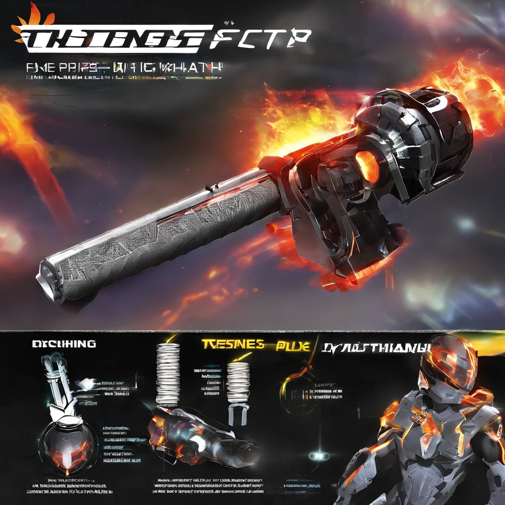 An energy weapon that looks sci-fi and can shoot high-temperature, high-energy plasma