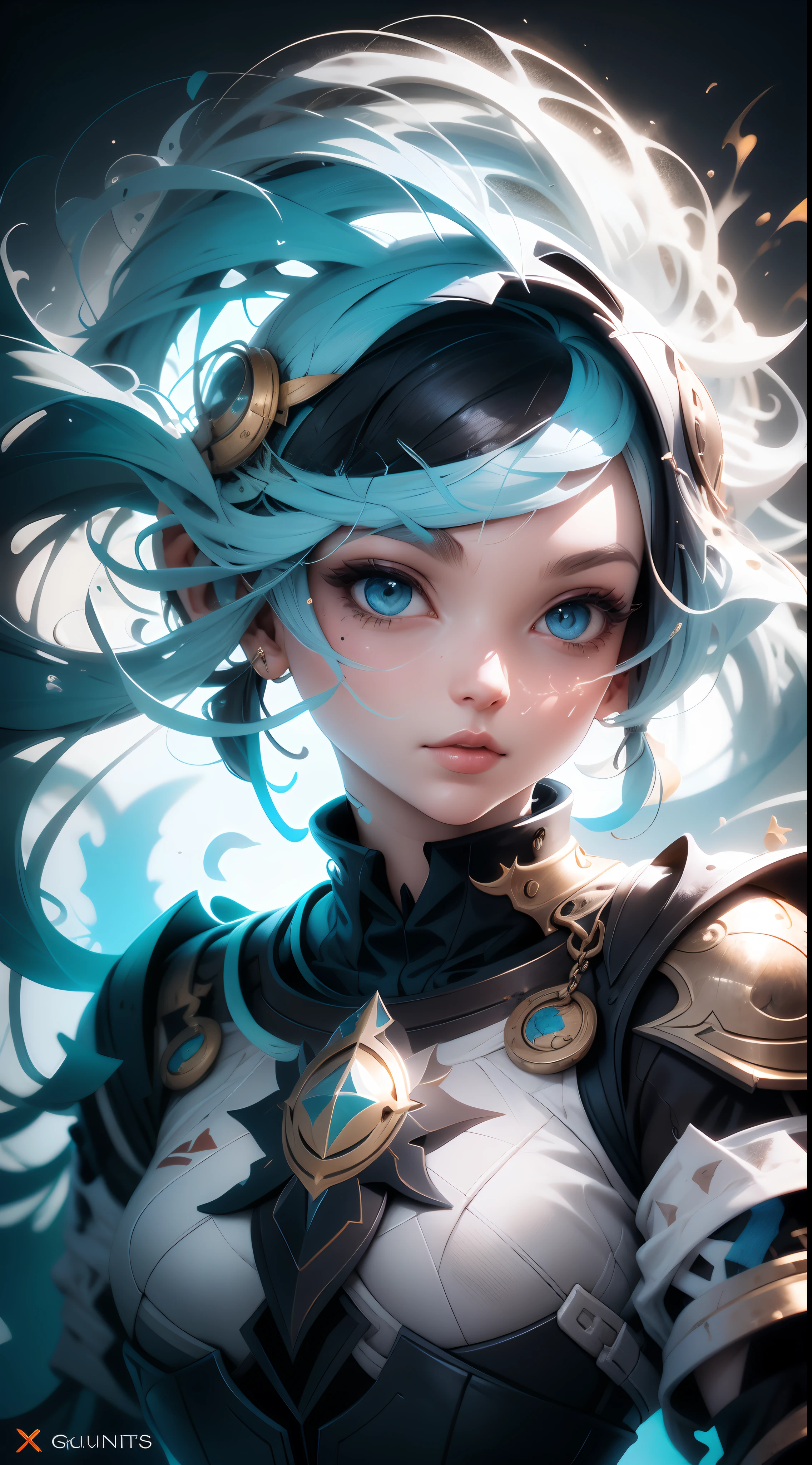 Splash Art, European Starling's Head, gouttes de peinture, Splashart