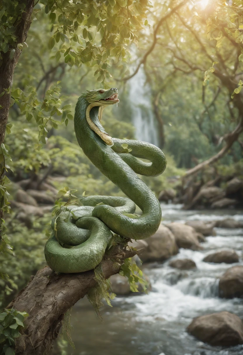 A detailed and high-quality Stable Diffusion prompt for the theme "Shan Hai Jing" with the features "Weeping Willow," "Nine-headed serpent," "Personification" could be:
"(best quality,4k,8k,highres,masterpiece:1.2),ultra-detailed,(realistic,photorealistic,photo-realistic:1.37),Weeping Willow with expressive eyes and dancing branches and leaves,mesmerizing Nine-headed serpent slowly emerging from the river, personification of nature and mythical creatures in a mystical landscape, a harmonious blend of ancient and modern elements,HDR,UHD,studio lighting,ultra-fine painting,sharp focus,physically-based rendering,extreme detail description,professional,vivid colors,bokeh,portraits,landscape,horror,anime,sci-fi,photography,concept artists,natural color scheme with a touch of mythical aura,ambient lighting creating a dreamlike atmosphere."