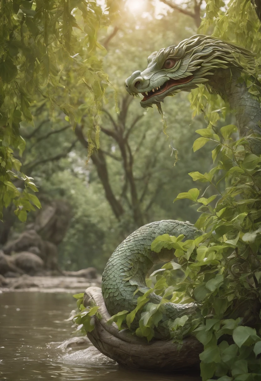 A detailed and high-quality Stable Diffusion prompt for the theme "Shan Hai Jing" with the features "Weeping Willow," "Nine-headed serpent," "Personification" could be:
"(best quality,4k,8k,highres,masterpiece:1.2),ultra-detailed,(realistic,photorealistic,photo-realistic:1.37),Weeping Willow with expressive eyes and dancing branches and leaves,mesmerizing Nine-headed serpent slowly emerging from the river, personification of nature and mythical creatures in a mystical landscape, a harmonious blend of ancient and modern elements,HDR,UHD,studio lighting,ultra-fine painting,sharp focus,physically-based rendering,extreme detail description,professional,vivid colors,bokeh,portraits,landscape,horror,anime,sci-fi,photography,concept artists,natural color scheme with a touch of mythical aura,ambient lighting creating a dreamlike atmosphere."