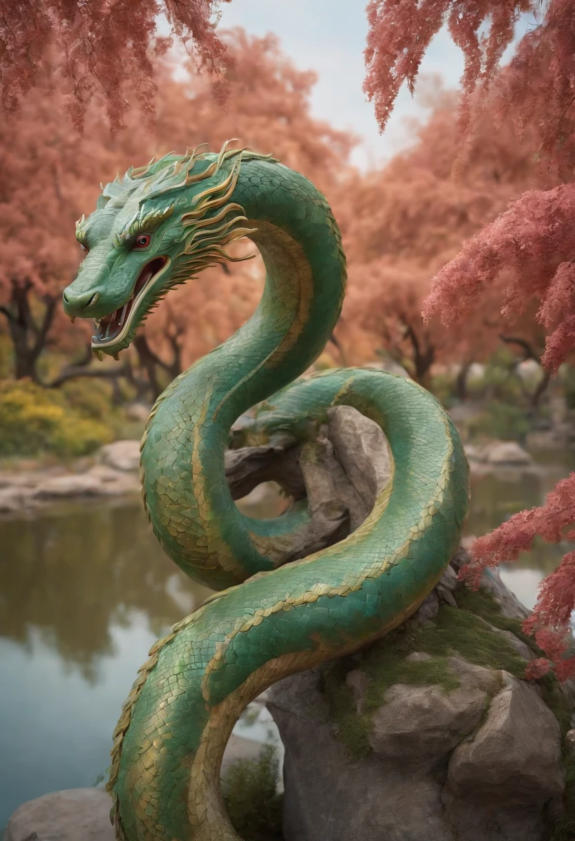 A detailed and high-quality Stable Diffusion prompt for the theme "Shan Hai Jing" with the features "Weeping Willow," "Nine-headed serpent," "Personification" could be:

"(best quality,4k,8k,highres,masterpiece:1.2),ultra-detailed,(realistic,photorealistic,photo-realistic:1.37),Weeping Willow with expressive eyes and dancing branches and leaves,mesmerizing Nine-headed serpent slowly emerging from the river, personification of nature and mythical creatures in a mystical landscape, a harmonious blend of ancient and modern elements,HDR,UHD,studio lighting,ultra-fine painting,sharp focus,physically-based rendering,extreme detail description,professional,vivid colors,bokeh,portraits,landscape,horror,anime,sci-fi,photography,concept artists,natural color scheme with a touch of mythical aura,ambient lighting creating a dreamlike atmosphere."