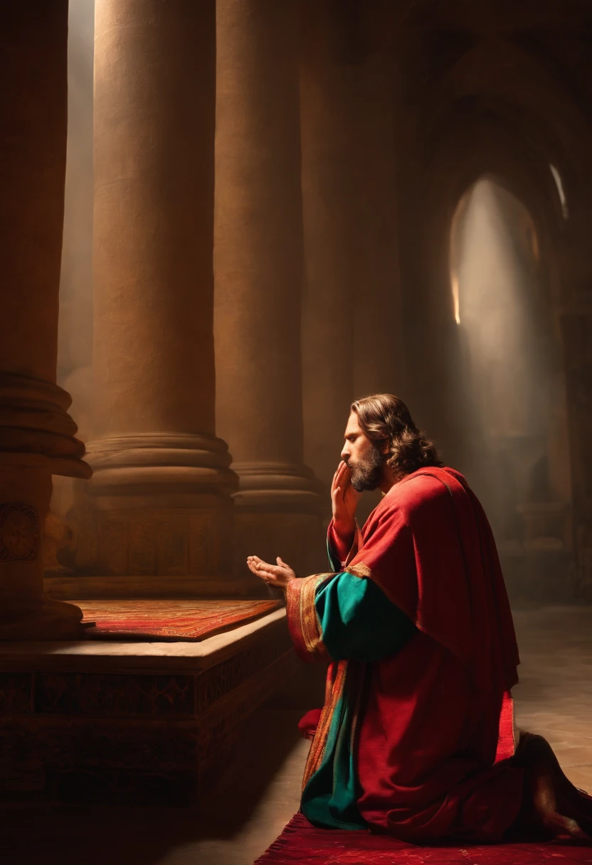 man praying,Jesus ,heaven,board