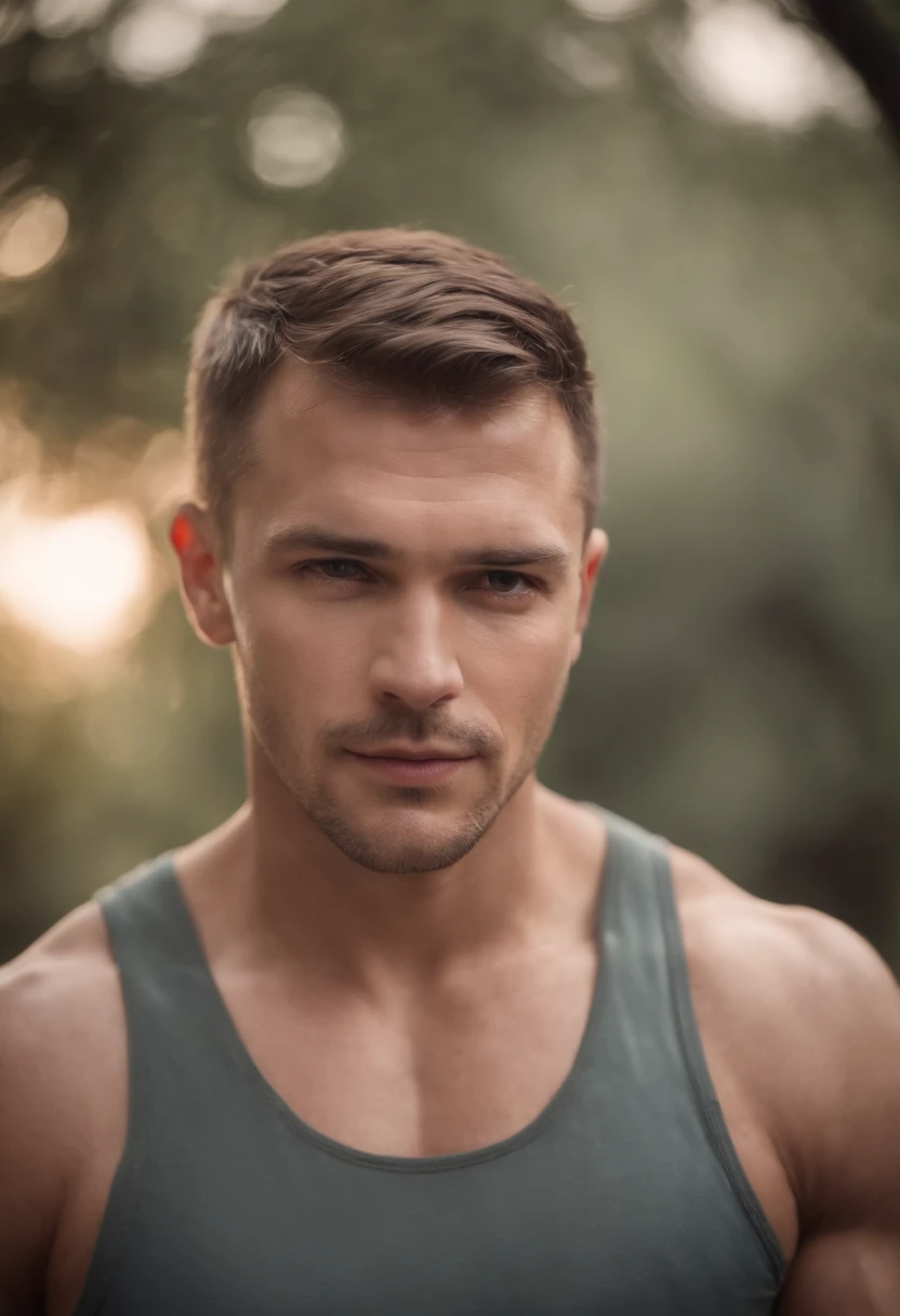 Un hombre musculoso