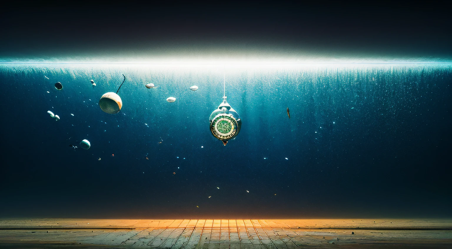 Dive into the fantastical as we visualize an Alchemist in another world in the style of Surrealism. This digital artwork uses Salvador Dalí's melting clock as a reference for the medium, creating a dreamlike landscape where reality and imagination blur. The camera of choice is a pinhole camera, adding a surreal touch to the image, with a soft, almost mystical quality. Lighting is inspired by Magritte's "The Son of Man," emphasizing an otherworldly glow illuminating the alchemist's arcane experiments. The color palette consists of contrasting deep, midnight blues and vivid, otherworldly neon hues. The composition is deliberately disorienting, with distorted perspectives and unexpected objects defying gravity.