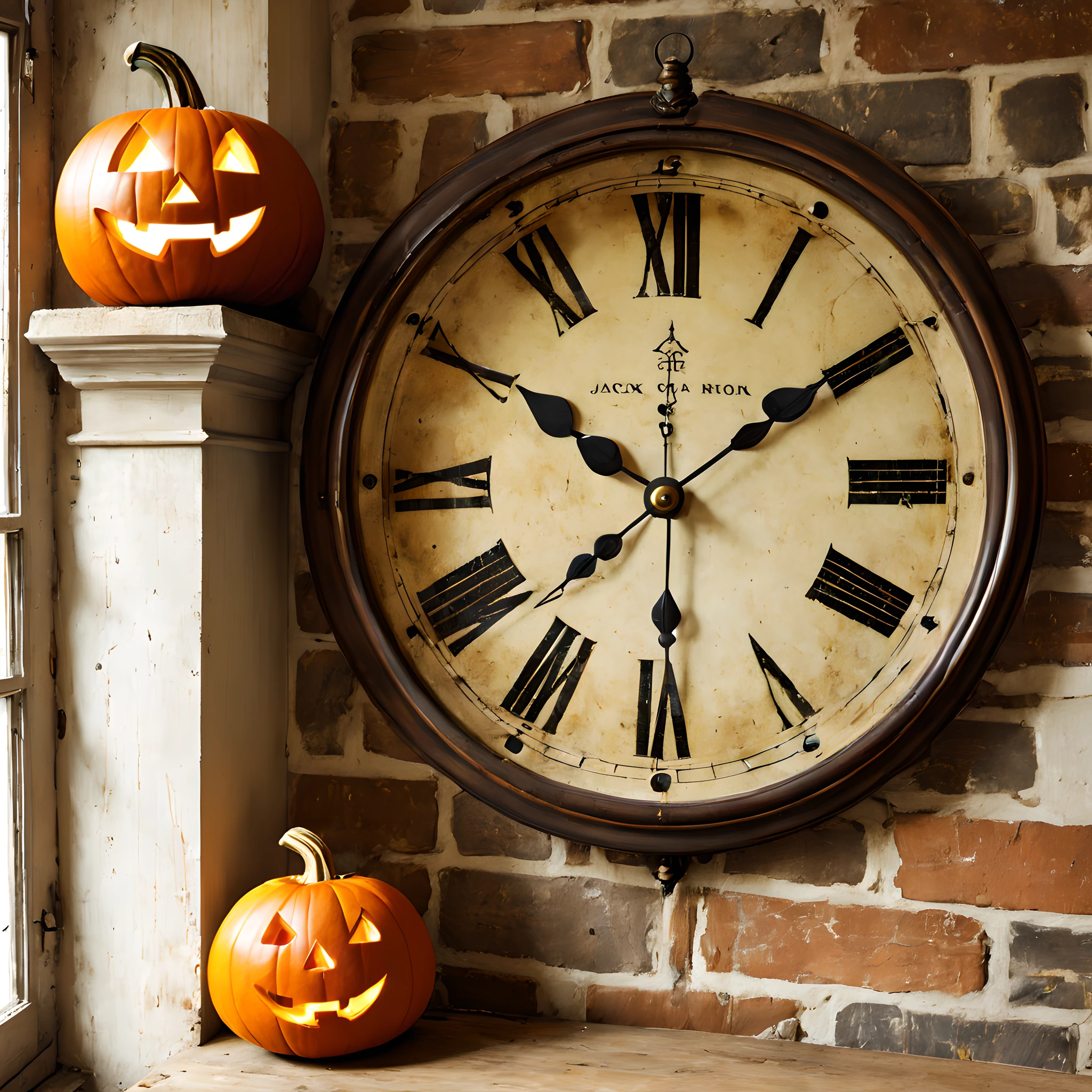 Antique House、Ruins of the West、Wall clock T、Jack-o'-lantern swaying in a wall clock、