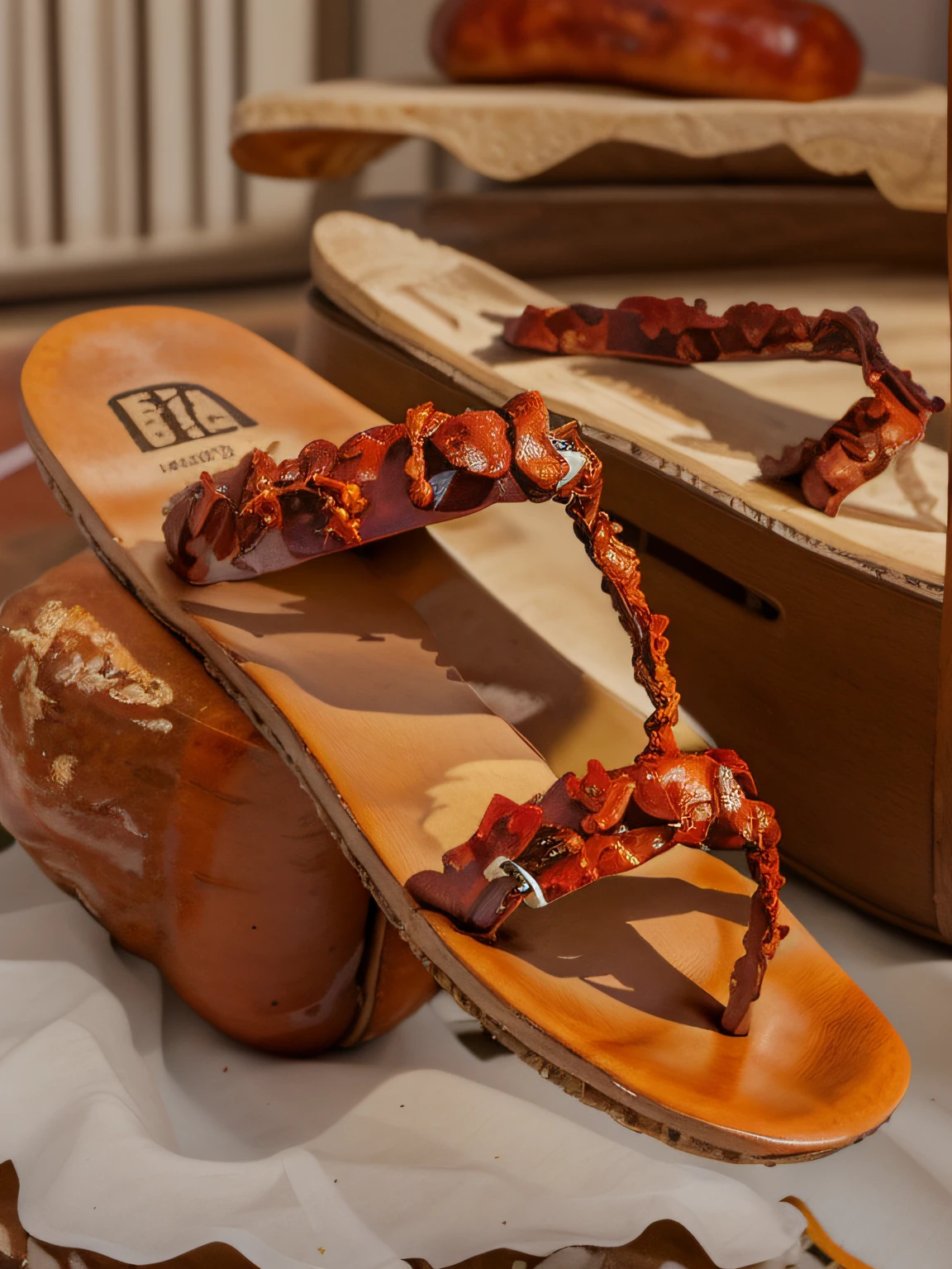 chorizo sandals