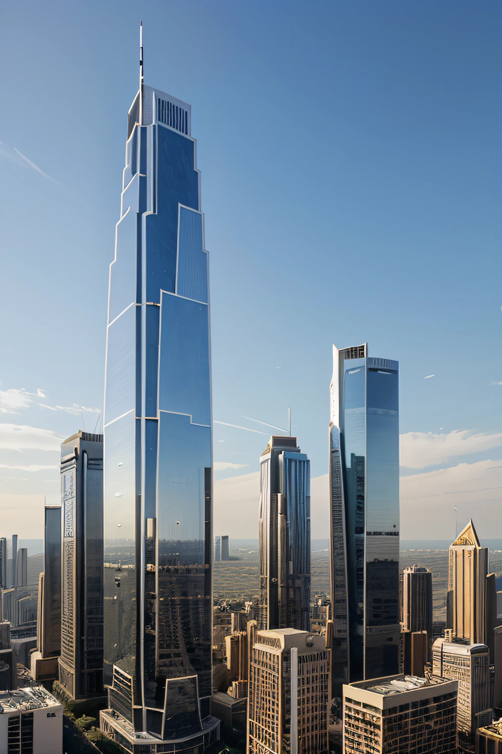 Upscale buildings, Expensive buildings, Tall buildings, grandiose buildings,