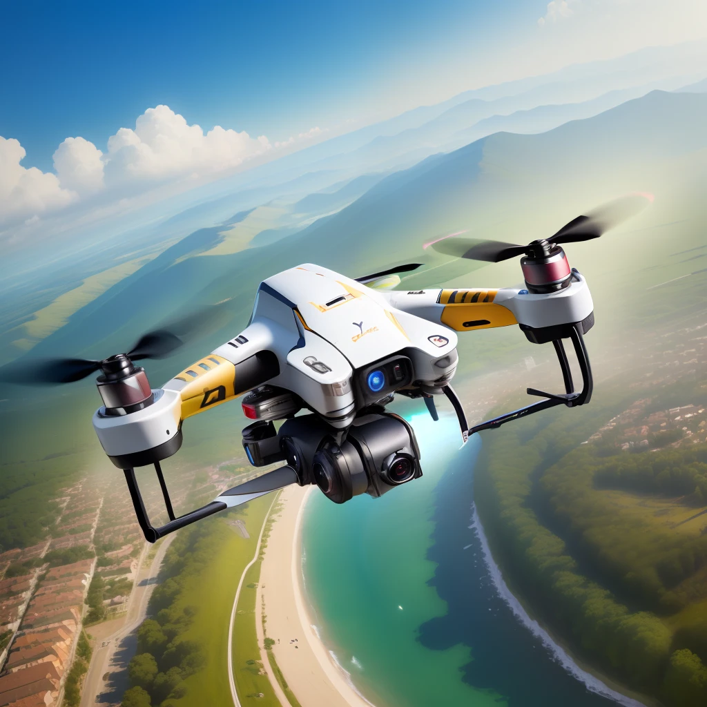 Drone with tect ebx