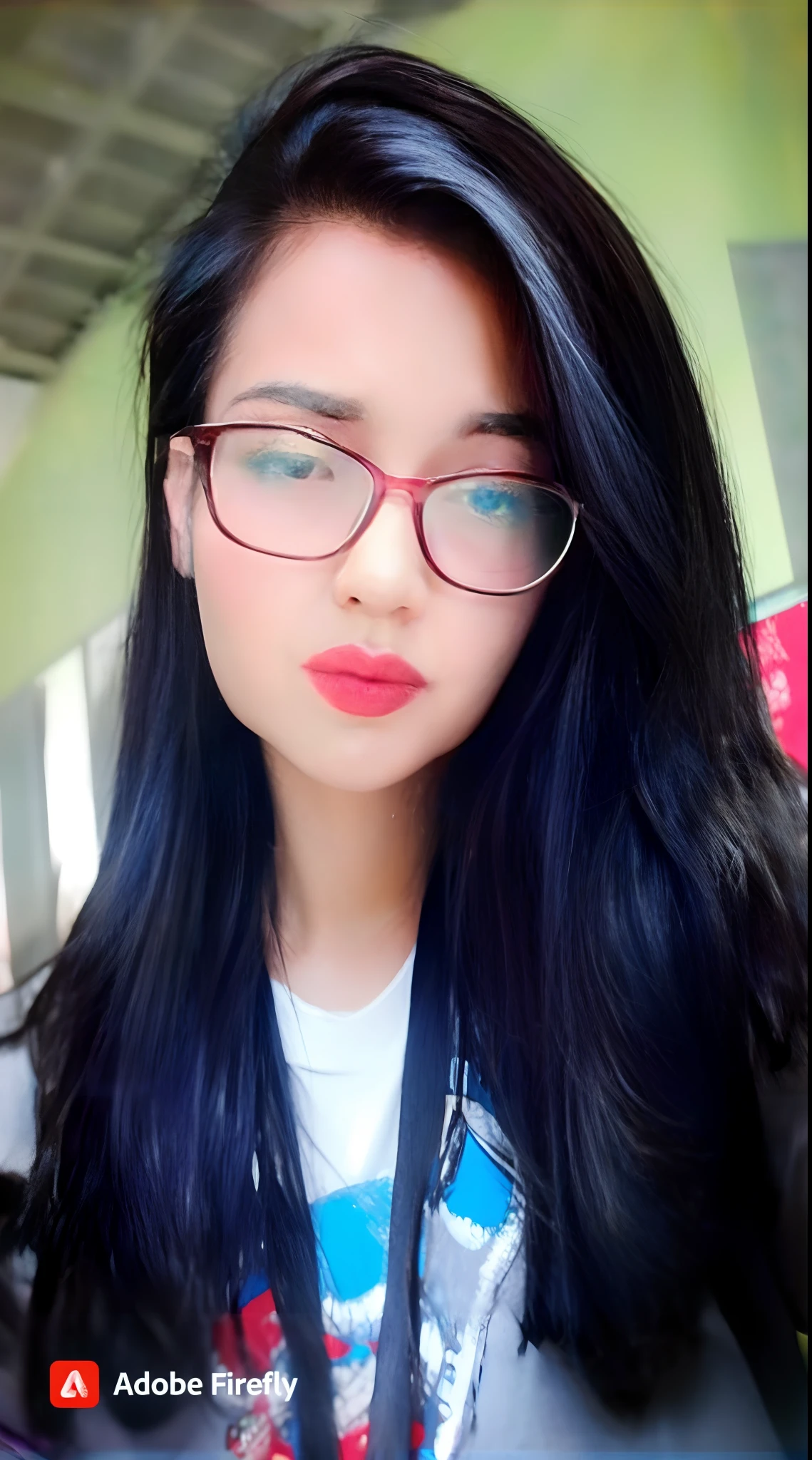 A realistic girl with beautiful place uhd resolution and beautiful nature