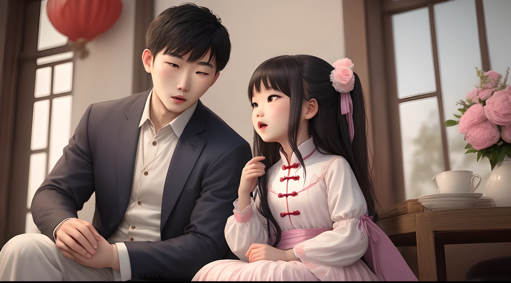 child girl married with chinesse man