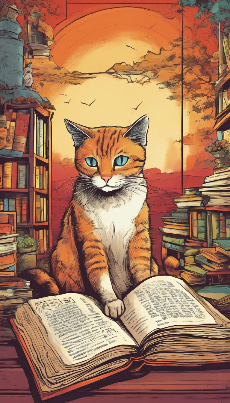 Reading Cat