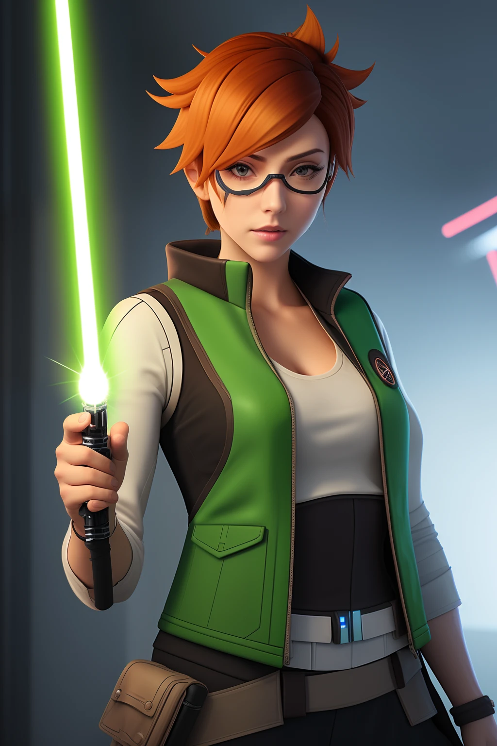 Long lightsaber handle
