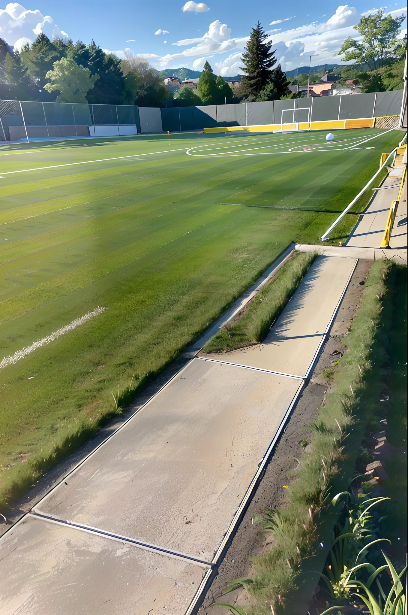 athletic field