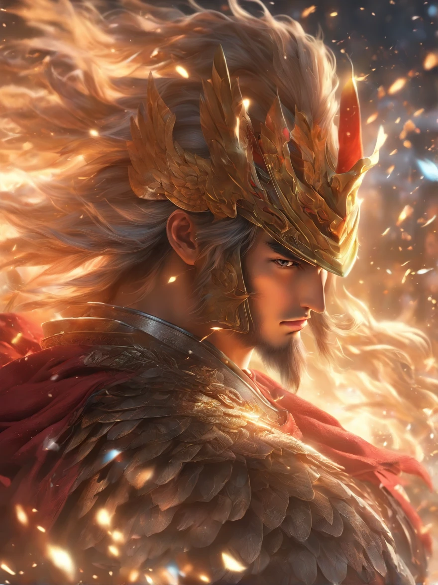 Inspired by Zhao Yun,Mikuni Shima Chao,Riding a war horse,ride horse,Horse armor,With a spear in his hand,longspear,Red show spear,armour,Flying,Exudes a powerful aura ,2K, best qualtiy,Masterpiece, Super detail, High details,Well-made beard,,(High- sharpness,ultra - detailed), tmasterpiece, 独奏, High detail, (A high resolution, ultra - detailed), Cinematic lighting, Motion blur, Ray tracing, reflective light, (Close-up), Masterpiece, Best quality, High quality, Anatomically correct, Textured skin, High details, Super detail, 1080p, hyper HD,
