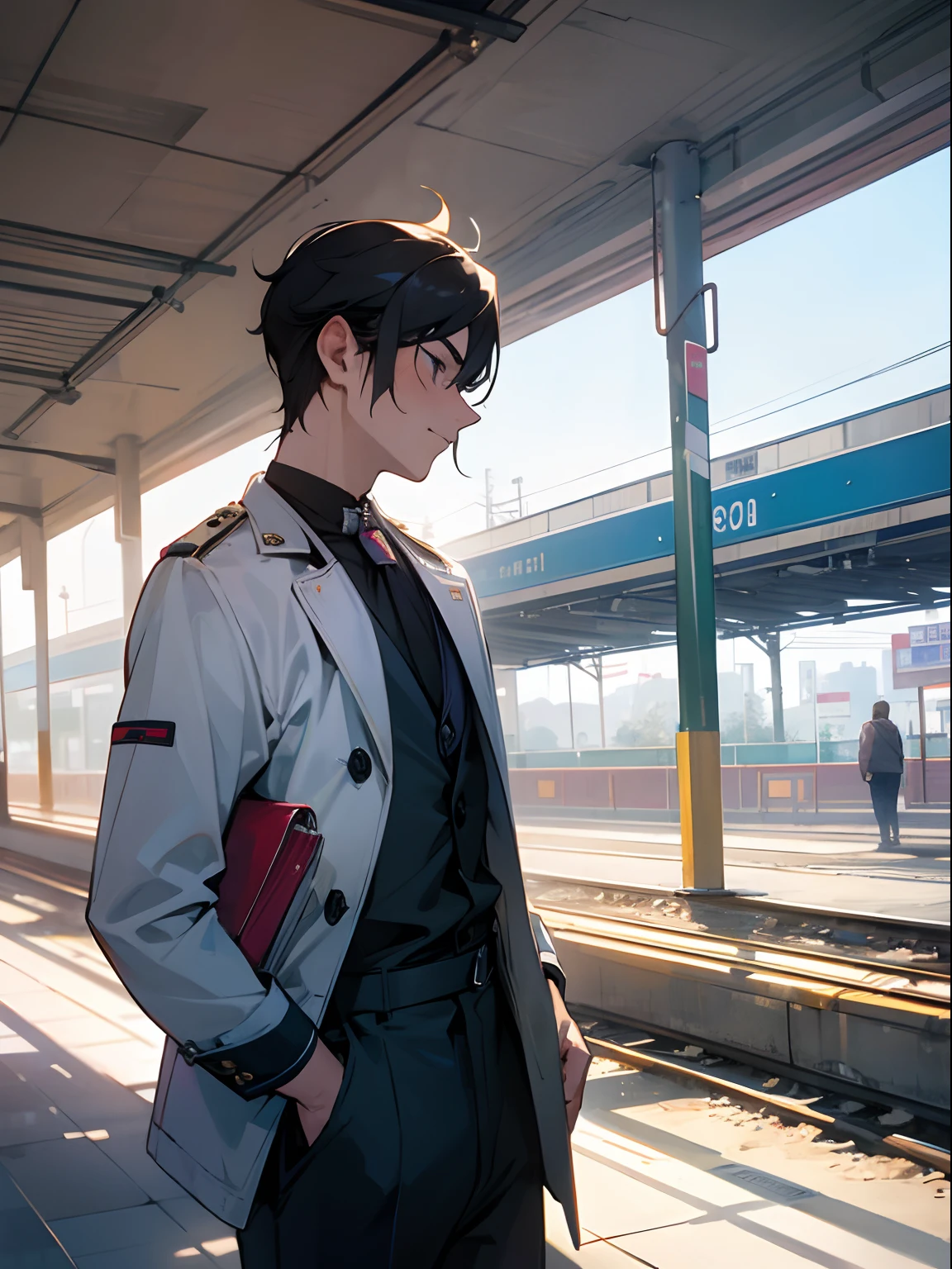 station appointment soio male people