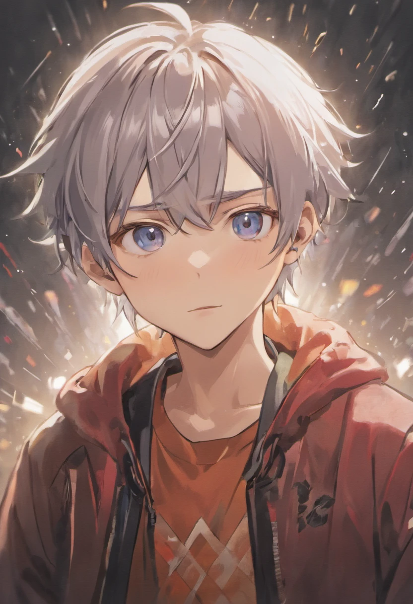 (best quality,high-res,masterpiece:1.2),ultra-detailed,(photorealistic:1.37),professional portrait photography,silver-haired boy,stylish,vibrant colors,dramatic lighting,boy's head