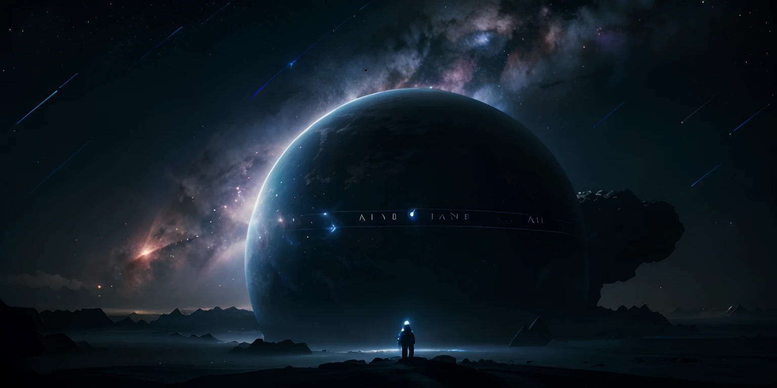 A rich cosmic world,A lot of planets,Starcloud,Banner background image,imagination,navegador,multivariant,heavenly body,Blue,mirai,Sci-fi sense,Cool,Simple,A deep,darkly,k hd,8K,high qulity,high detal