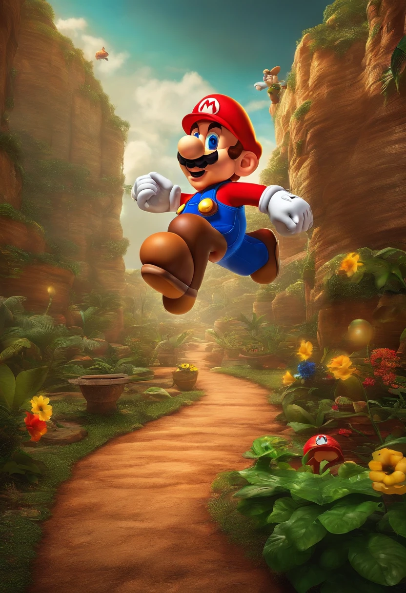 crie uma imagem do mario