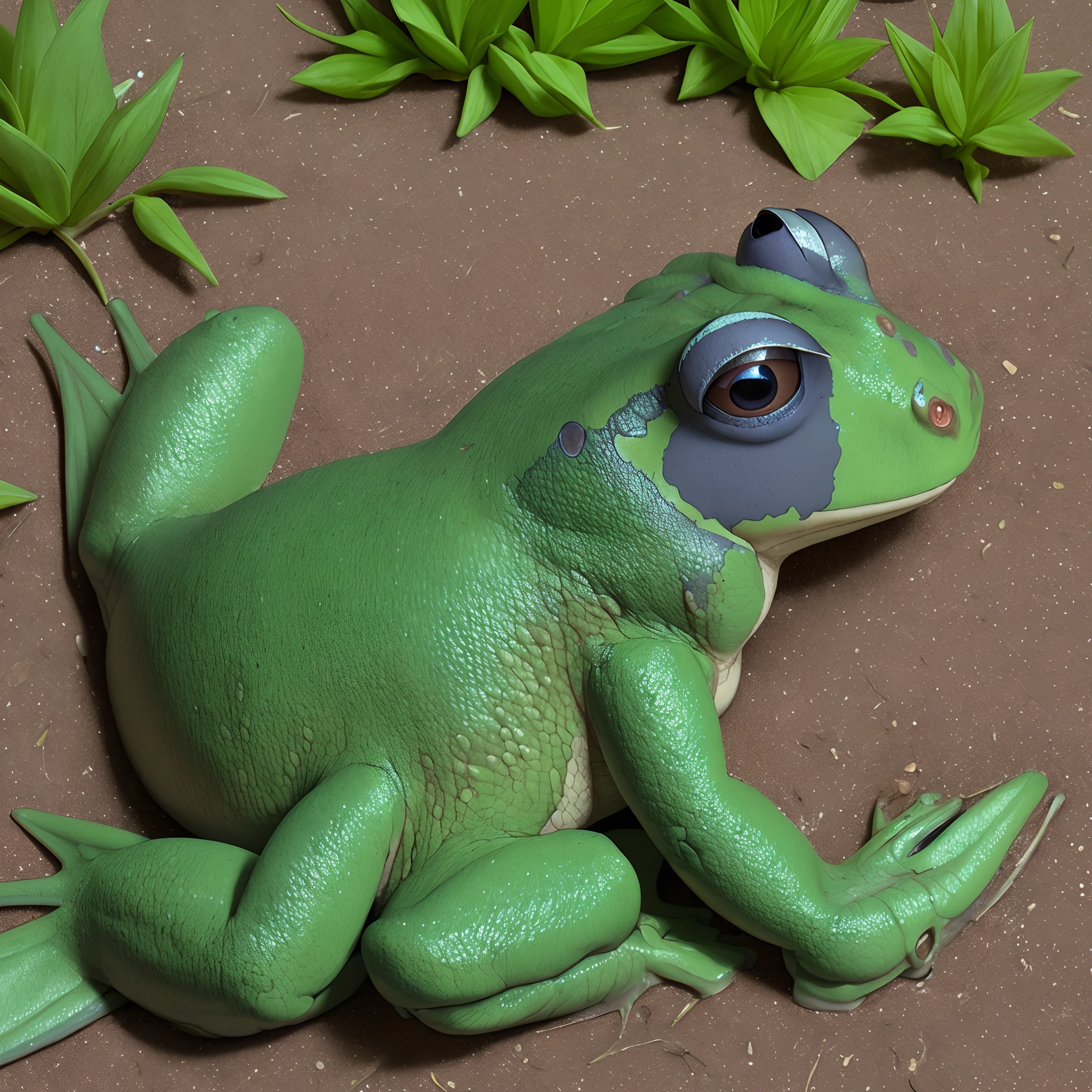 Purple frog