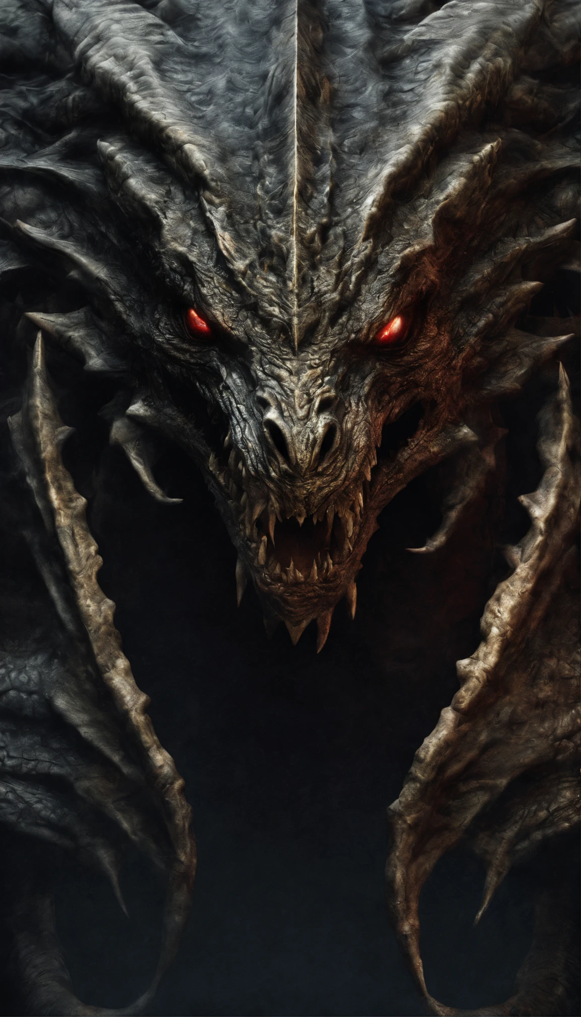 (Golden Sky Dragon) featuring (piercing red eyes),Close-up solto (blood and fire) through the nose,Chest scales,full bodyesbian,high qualiy,8k,lot of details,Fire lettuce,Unfortunate enough,4 legs,spotted claws,gold,Dangers,fires,dentes pontiagudos,great dragon,immensity,threatening,Stately,blue scales