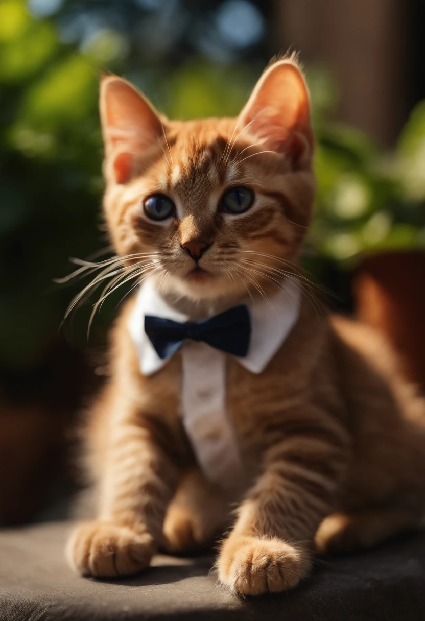 Perfect centering, Cute  cat, Wear a suit business, Wearing sunglasses, cheerfulness, Standing position, Abstract beauty, Centered, Facing the camera, Approaching perfection, Dynamic, Highly detailed, Smooth, Sharp Focus, 8K