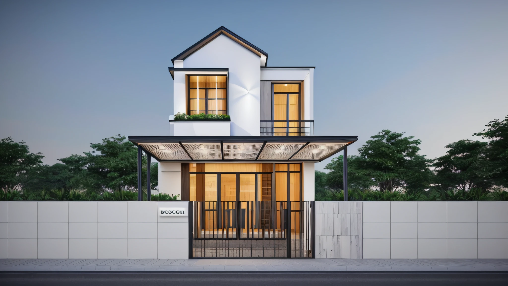 rendering of a modern residential townhouse, professional render, wide angle exterior 2023, highly detailed render, high quality rendering, realistic render, architectural render, high-quality render, detailed rendering, hyper-realistic render, hyper - realistic render, very realistic 3 d render, high render, realistic rendering, very realistic render