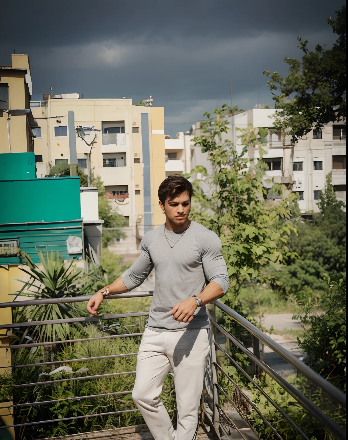 Change clothes. Muscles in forearm and style it