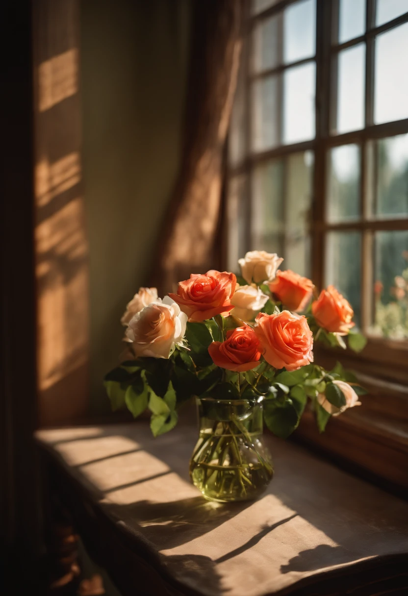 The photo is of a beautifully arranged bouquet of flowers in a rustic vase on a sunlit windowsill.,original,Vincent “Vinnie the Blade” Marconi, once a feared hitman for the Moretti crime family, is notorious for his cold-blooded efficiency and unshakable loyalty to the mob. His reputation was built on a string of ruthless executions, carried out with chilling precision, earning him a feared status in the underworld. However, his world turned upside down when he decided to testify against his boss, Don Moretti, in a high-profile federal case, breaking the sacred code of omertà.