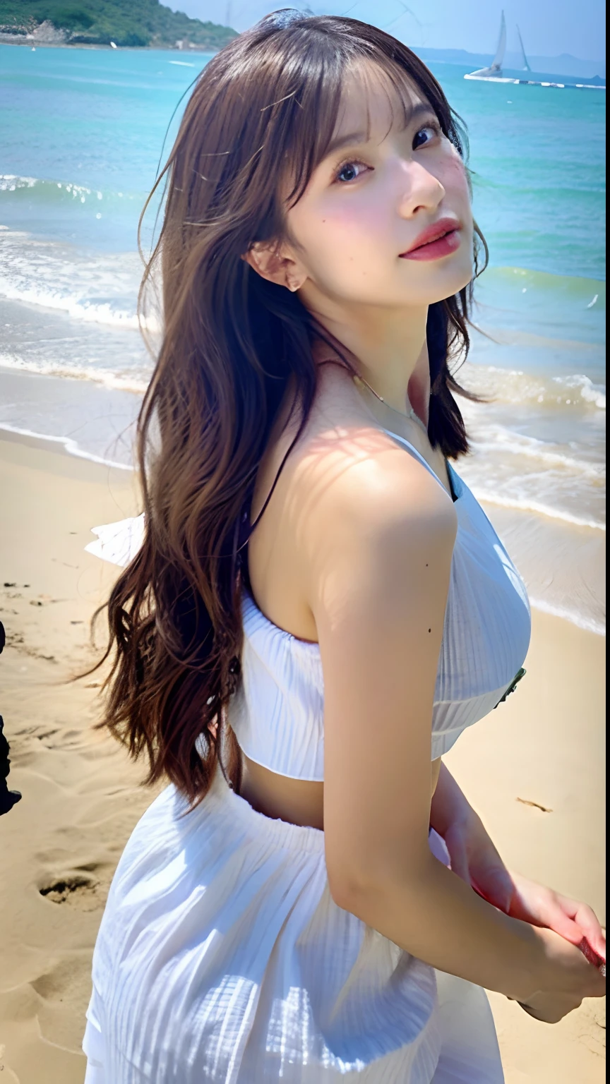 of the highest quality, One beautiful woman, Summer Fashion, the beach,Colossal tits