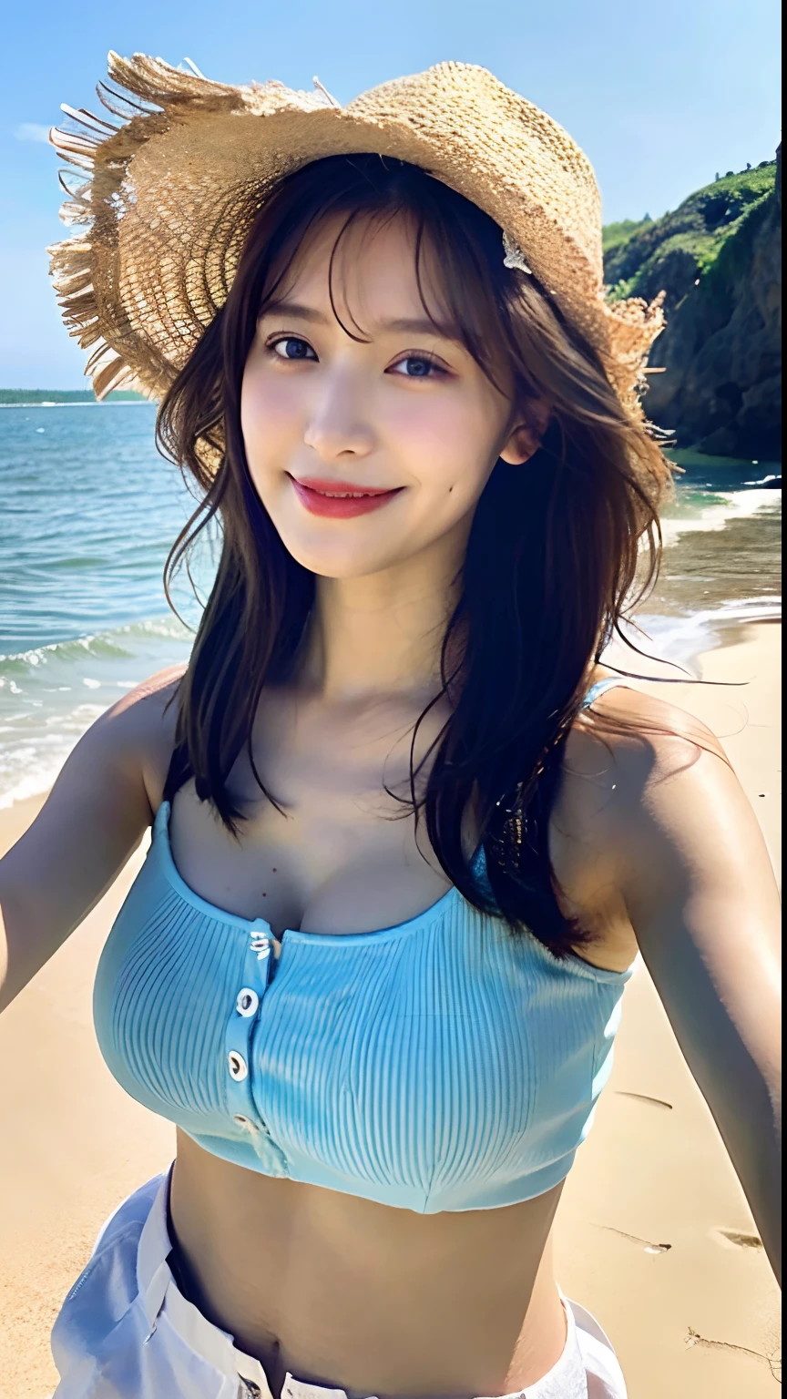 of the highest quality, One beautiful woman, Summer Fashion, the beach,Colossal tits