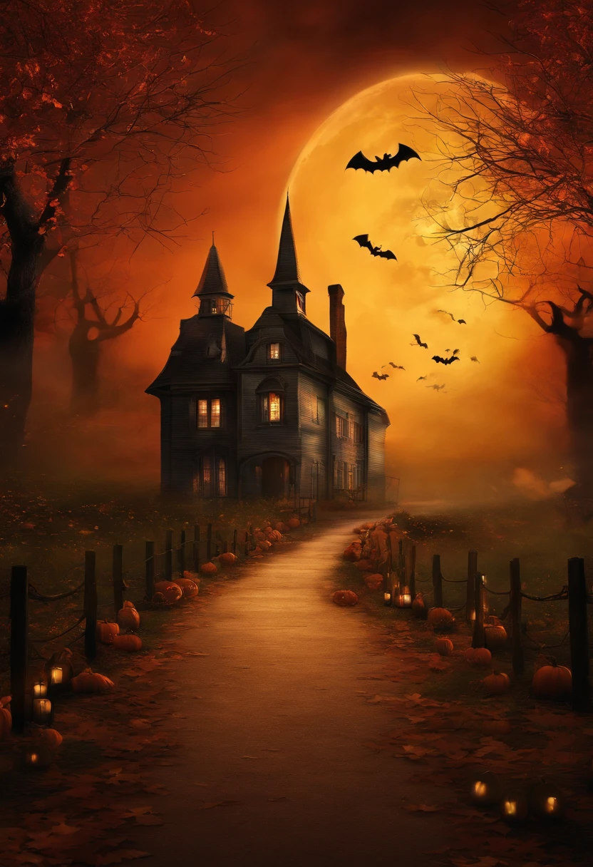 Halloween PPT background picture